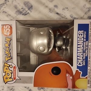 Funko pop games pokemon Charmander metallic 455.